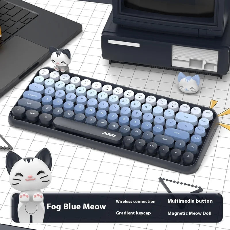 Ajazz 308i Dot Punk teclado inalámbrico Bluetooth