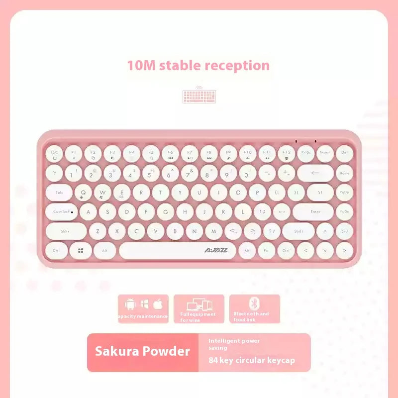 Ajazz 308i Dot Punk teclado inalámbrico Bluetooth