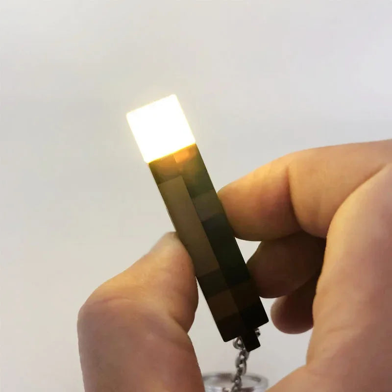 Llavero Antorcha Minecraft