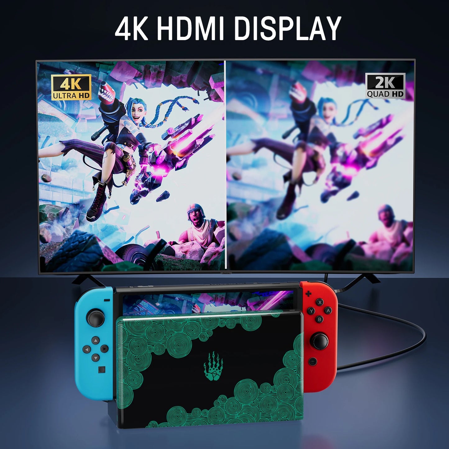 FUNLAB Nintendo Switch Docking Station Ultrahand Legend Of Zelda Tears Of The Kingdom