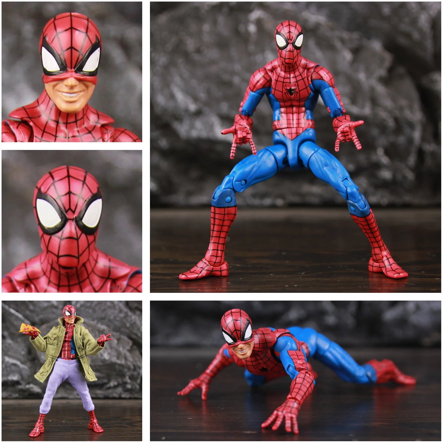 Spider Man con Ropa Amazing Pizza Peter Parker