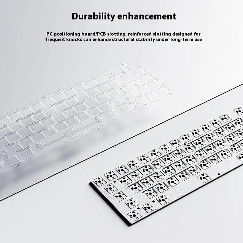 Ajazz Ak650 Teclado mecánico inalámbrico Bluetooth