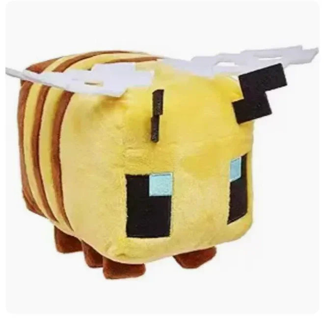 Peluche Abeja o Ajolote Minecraft