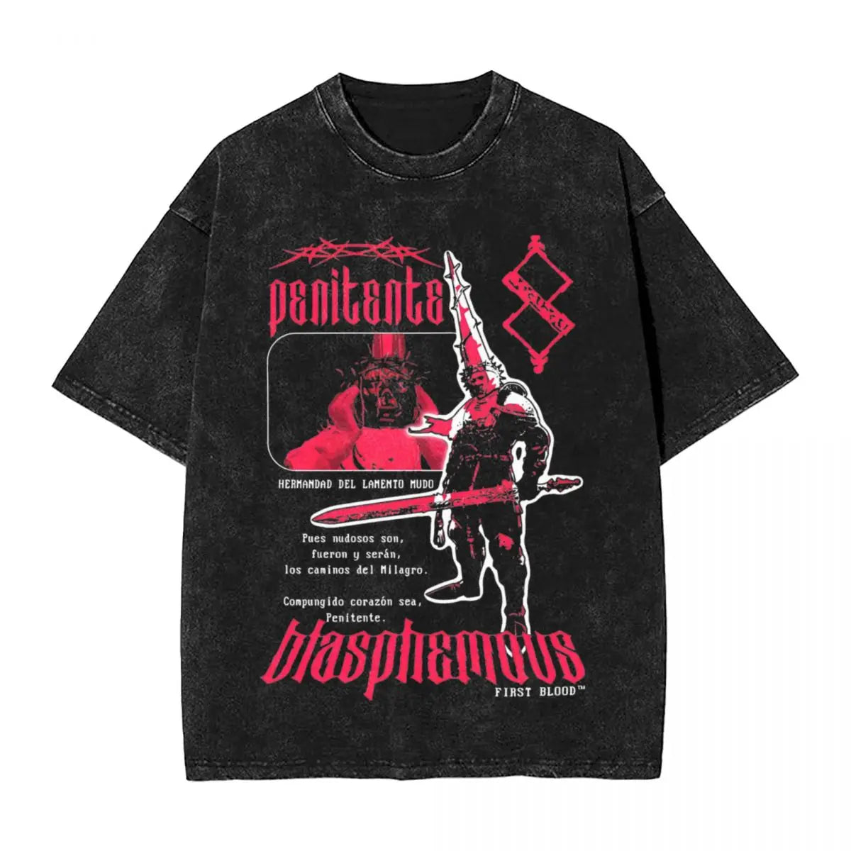 Camiseta Oversize Blasphemous