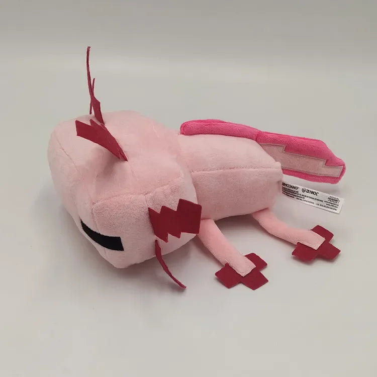 Peluche Abeja o Ajolote Minecraft